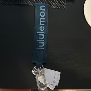 lululemon athletica Blue Keychain